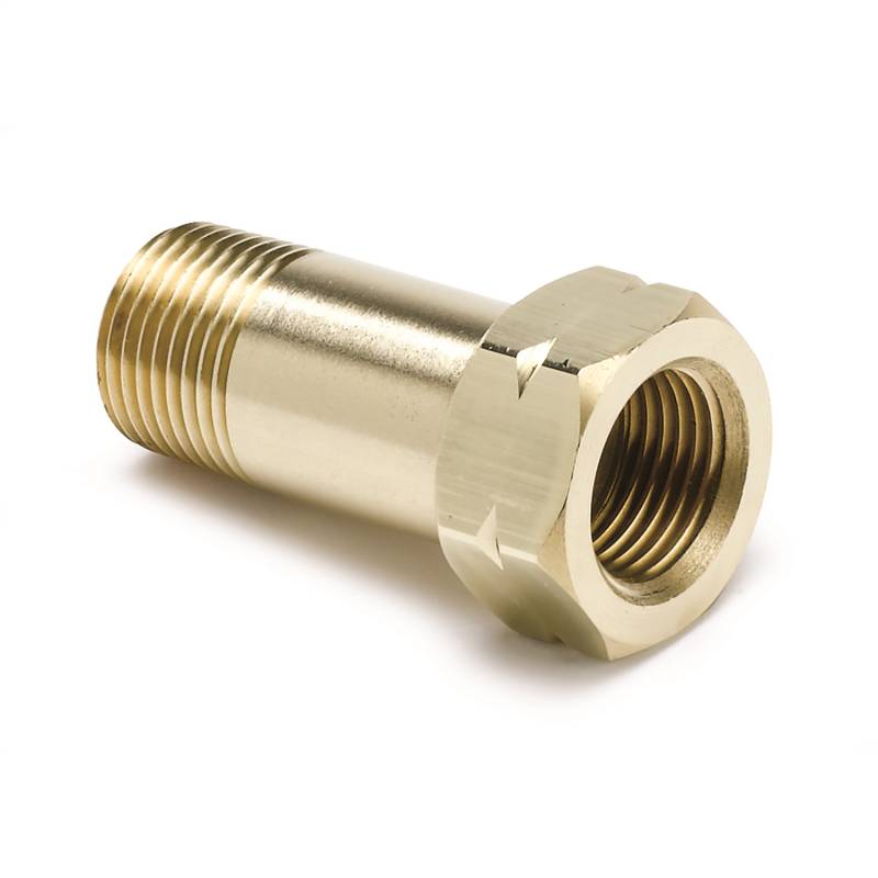 AutoMeter - AutoMeter FITTING, ADAPTER, 3/8" NPT MALE, EXTENSION, BRASS, FOR AUTO GAGE MECH. TEMP. 2373