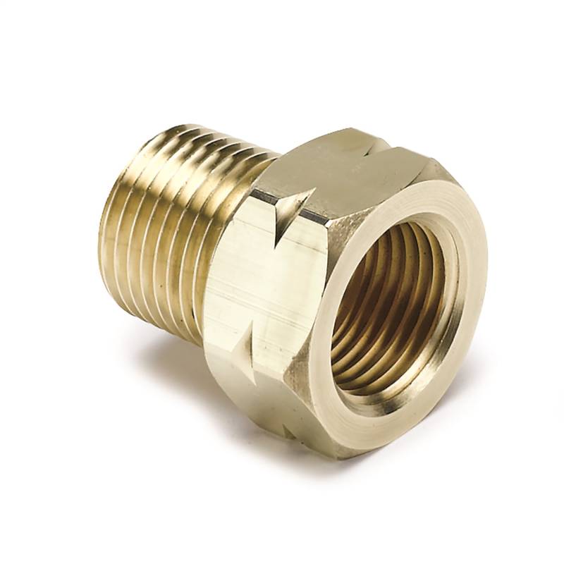 AutoMeter - AutoMeter FITTING, ADAPTER, 3/8" NPT MALE, BRASS, FOR AUTO GAGE MECH. TEMP. 2370