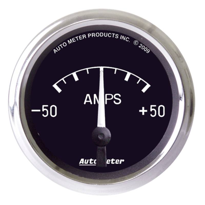 AutoMeter - AutoMeter GAUGE, AMMETER, 2 1/16" , 50A, ELECTRIC, COBRA 201012