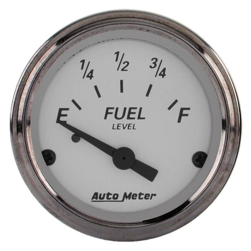 AutoMeter - AutoMeter GAUGE, FUEL LEVEL, 2 1/16" , 73OE TO 10OF, ELEC, AMERICAN PLATINUM 1905