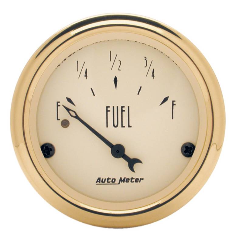 AutoMeter - AutoMeter GAUGE, FUEL LEVEL, 2 1/16" , 240OE TO 33OF, ELEC, GOLDEN OLDIES 1506