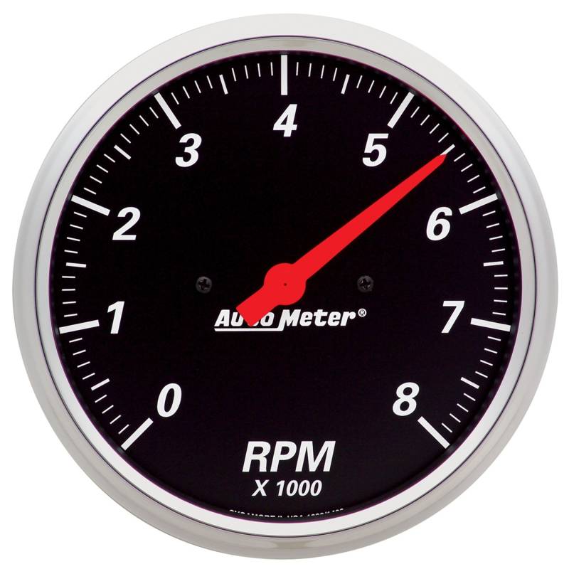 AutoMeter - AutoMeter GAUGE, TACHOMETER, 5" , 8K RPM, IN-DASH, DESIGNER BLACK 1499