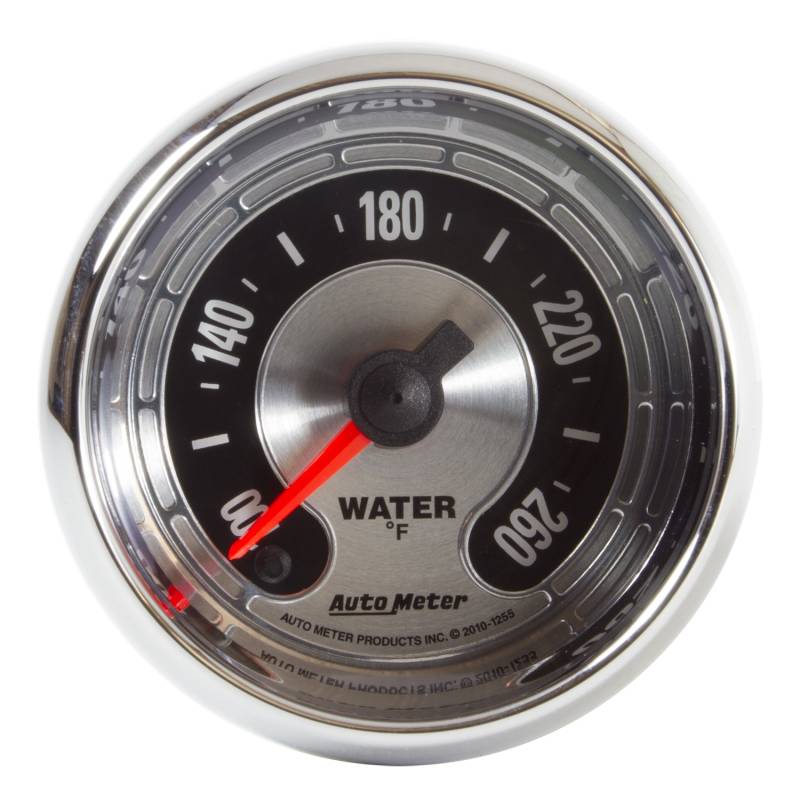 AutoMeter - AutoMeter GAUGE,WATER TEMP,2 1/16",260 Degrees F,DIGITAL STEPPER MOTOR,AMERICAN MUSCLE 1255