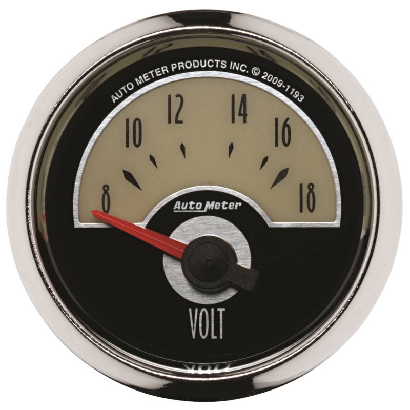 AutoMeter - AutoMeter GAUGE, VOLTMETER, 2 1/16" , 18V, ELEC, CRUISER 1193