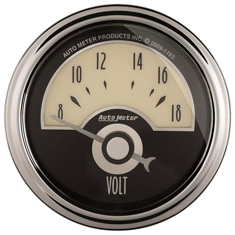 AutoMeter - AutoMeter GAUGE, VOLTMETER, 2 1/16" , 18V, ELEC, CRUISER AD 1191