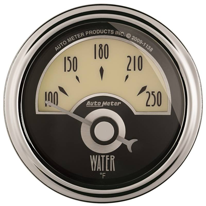 AutoMeter - AutoMeter GAUGE, WATER TEMP, 2 1/16" , 250 Degrees F, ELEC, CRUISER AD 1136