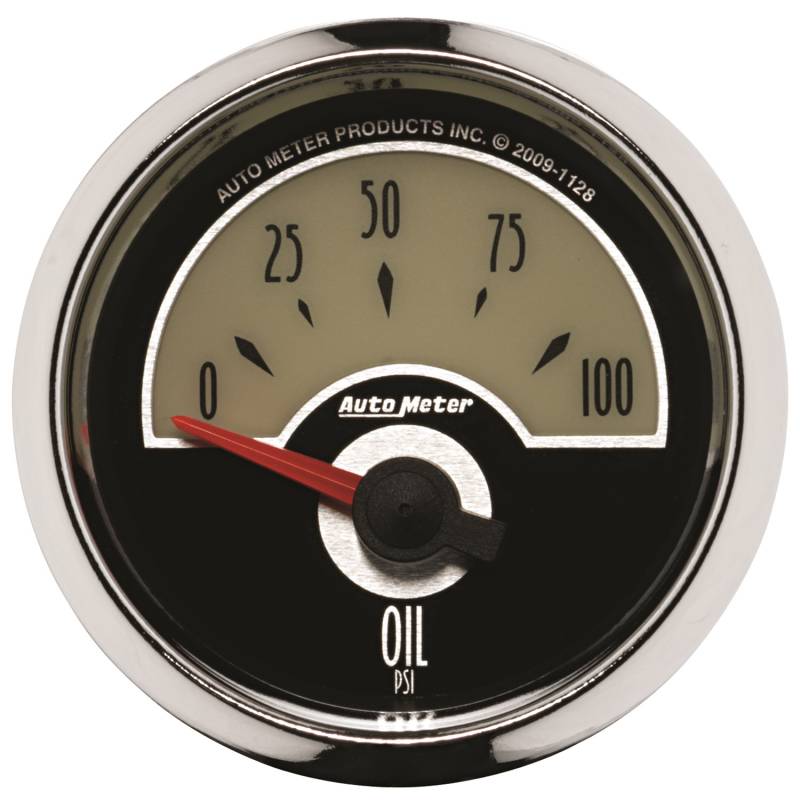 AutoMeter - AutoMeter GAUGE, OIL PRESS, 2 1/16" , 100PSI, ELEC, CRUISER 1128