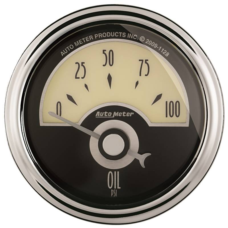 AutoMeter - AutoMeter GAUGE, OIL PRESS, 2 1/16" , 100PSI, ELEC, CRUISER AD 1126