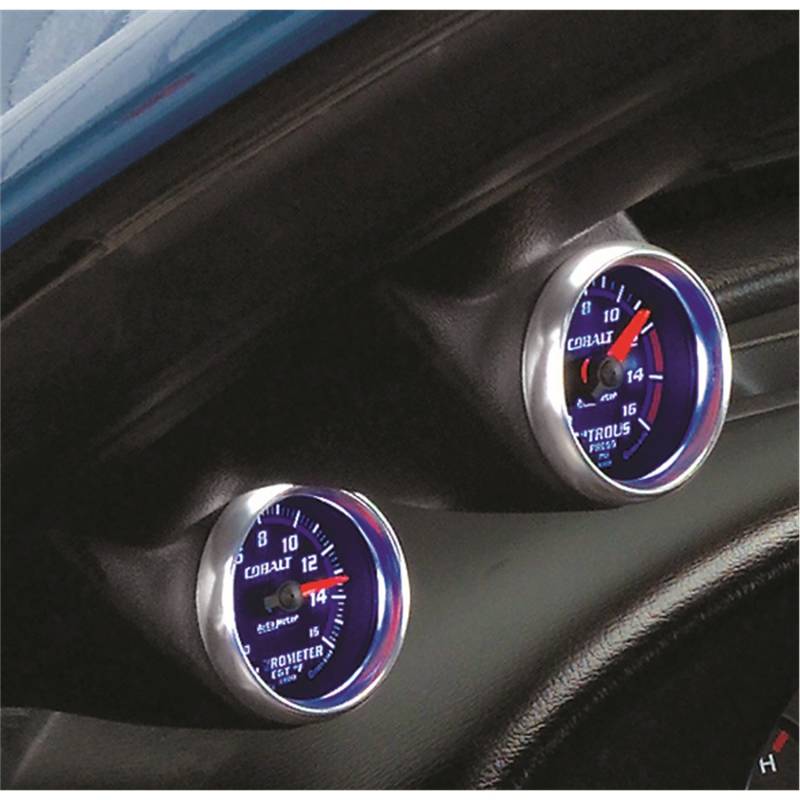 AutoMeter - AutoMeter GAUGE MOUNT, A-PILLAR POD, DUAL, 2 1/16" , FORD MUSTANG 03-04 (COUPE) SN95 10122