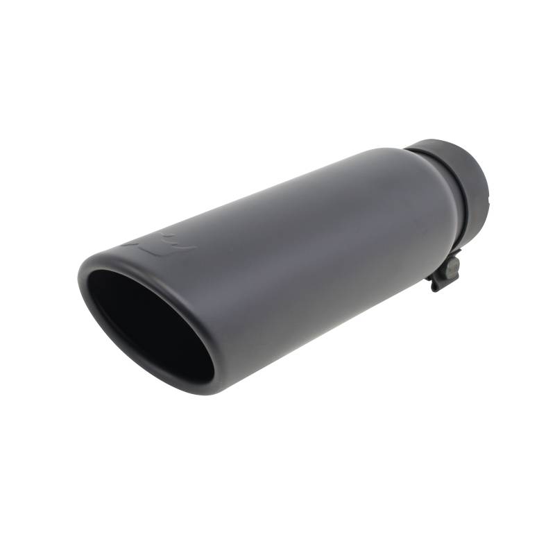 Go Rhino - Go Rhino Black Powder Coated Stainless Steel Exhaust Tip GRT3414B