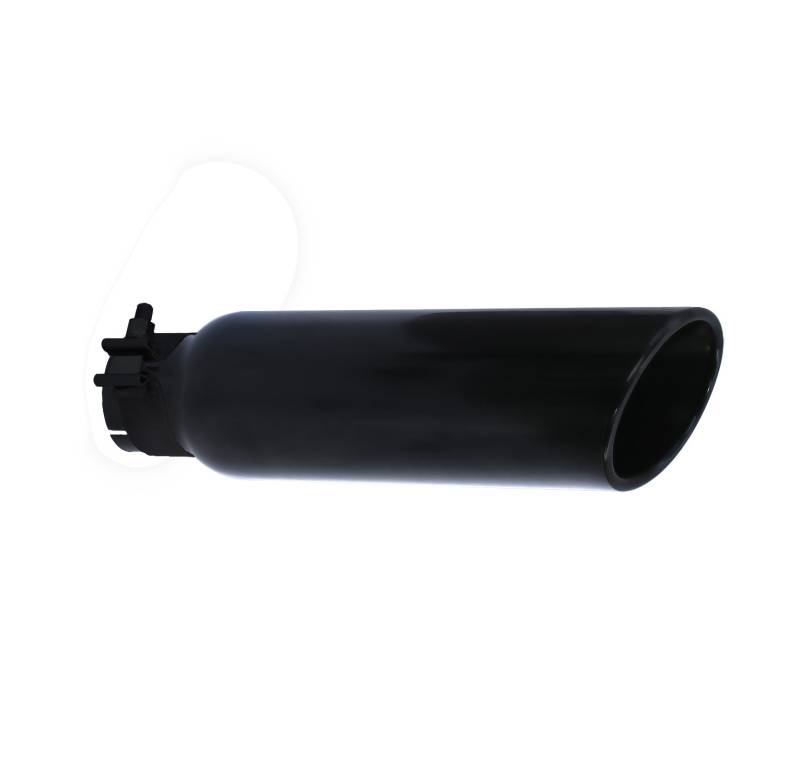 Go Rhino - Go Rhino Black Powder Coated Stainless Steel Exhaust Tip GRT25414B