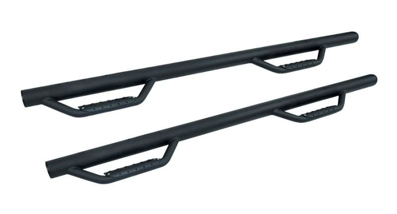 Go Rhino - Go Rhino Dominator Classic D2 Side Steps w Mounting Brackets Kit - Textured Black  D24505T