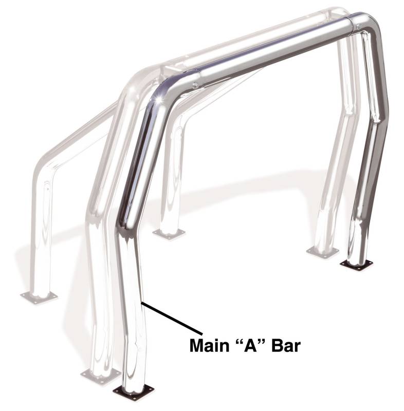 Go Rhino - Go Rhino Bed Bar Component - "A" Additional Bar 96001PS