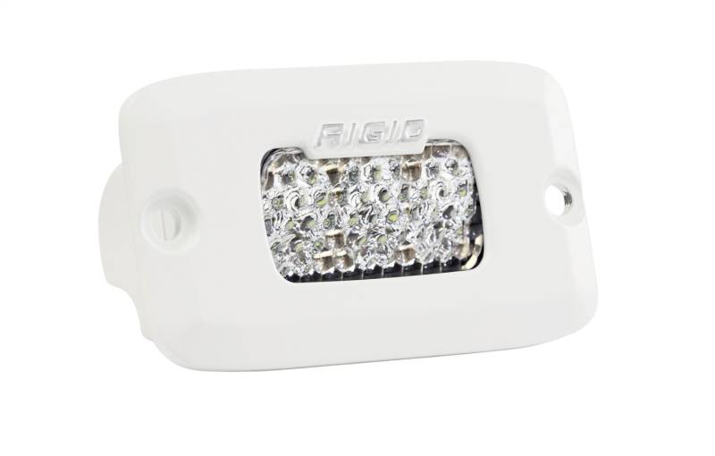 RIGID Industries - RIGID Industries RIGID SR-M Series PRO, Flood Diffused, Flush Mount, White Housing, Single 962513