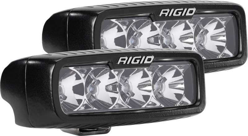 RIGID Industries - RIGID Industries RIGID SR-M Series PRO, Flood Optic, Surface Mount, Black Housing, Pair 905113