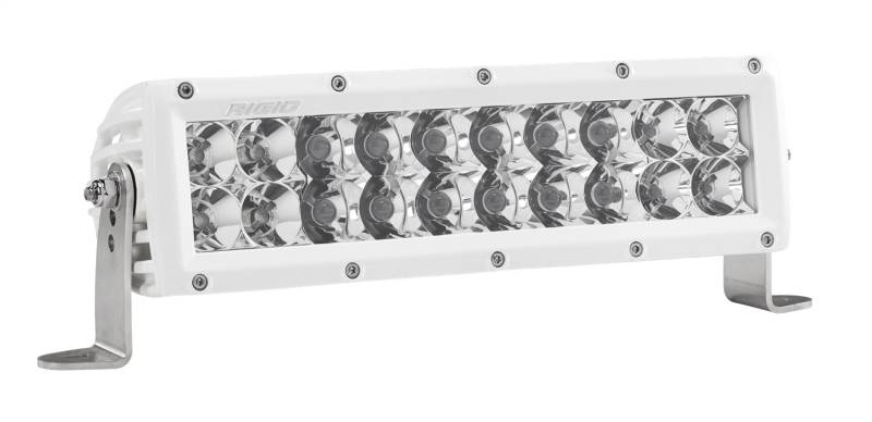 RIGID Industries - RIGID Industries RIGID E-Series PRO LED Light, Spot/Flood Combo, 10 Inch, White Housing 810313