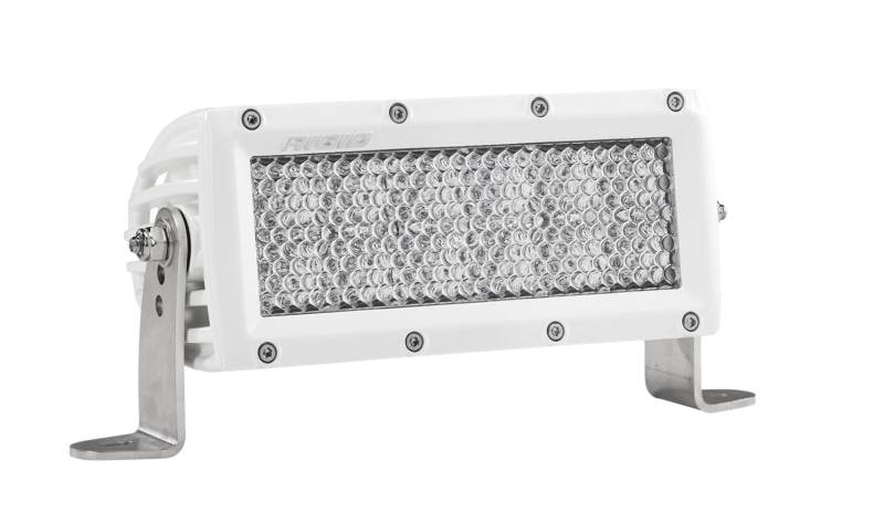 RIGID Industries - RIGID Industries RIGID E-Series PRO LED Light, Flood Diffused, 6 Inch, White Housing 806513