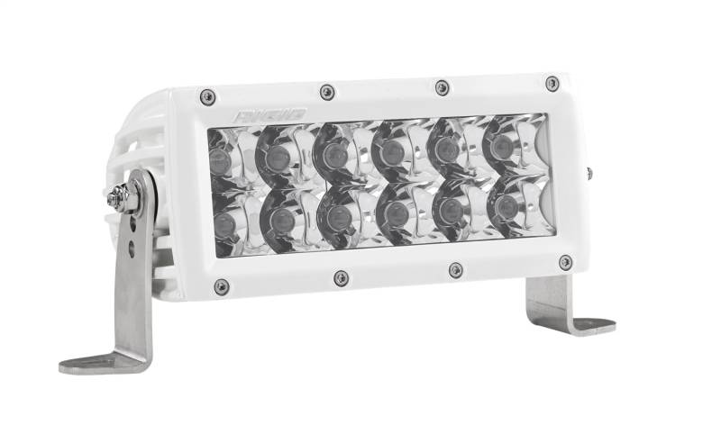 RIGID Industries - RIGID Industries RIGID E-Series PRO LED Light, Spot Optic, 6 Inch, White Housing 806213