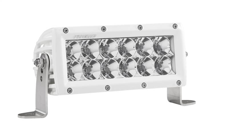 RIGID Industries - RIGID Industries RIGID E-Series PRO LED Light, Flood Optic, 6 Inch, White Housing 806113