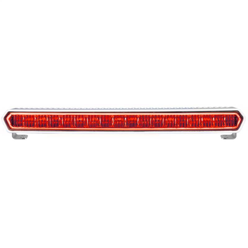 RIGID Industries - RIGID Industries RIGID SR-L Series Marine 20 Inch LED Light Bar, Red Halo, White Housing 62002