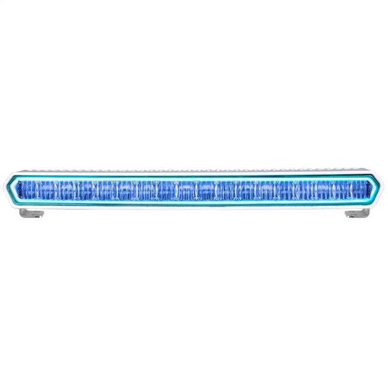 RIGID Industries - RIGID Industries RIGID SR-L Series Marine 20 Inch LED Light Bar, Blue Halo, White Housing 62001