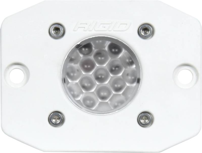 RIGID Industries - RIGID Industries RIGID Ignite Diffused Lens, Flush Mount, White Housing, Single 60631