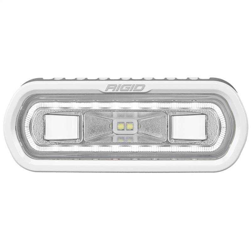 RIGID Industries - RIGID Industries RIGID SR-L Series Marine Spreader Pod, 2 Wire, Surface Mount, White W/White Halo 51100