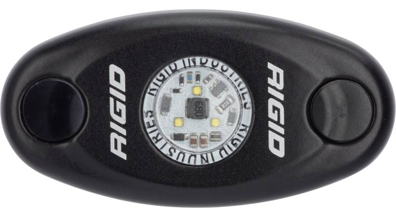 RIGID Industries - RIGID Industries RIGID A-Series LED Light, Low Power, Blue, Black Housing, Single 480053