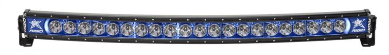 RIGID Industries - RIGID Industries RIGID Radiance Plus Curved Bar, Broad-Spot Optic, 40 Inch With Blue Backlight 34001