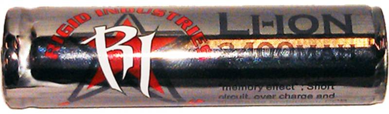 RIGID Industries - RIGID Industries RIGID 18650 Li Ion High Output Rechargeable Battery, Single 30113