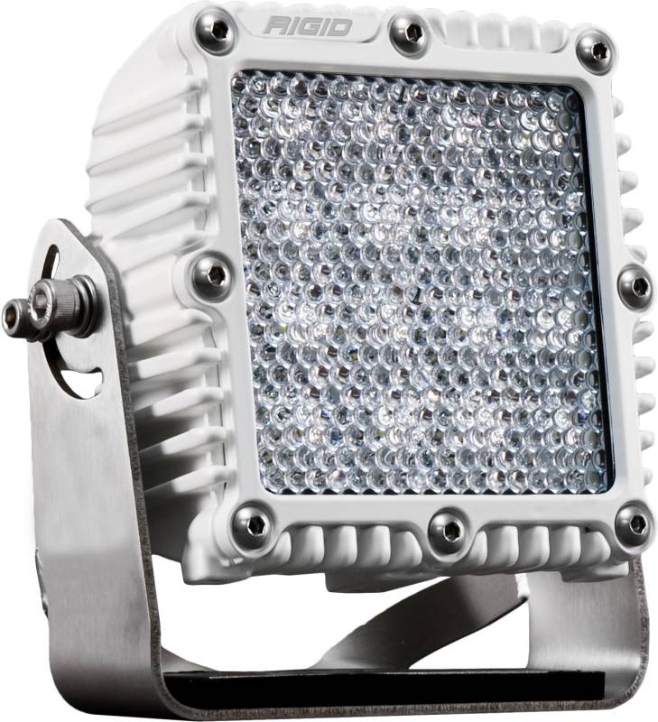 RIGID Industries - RIGID Industries RIGID Q-Series PRO LED Light, Flood Diffused, White Housing, Single 245513