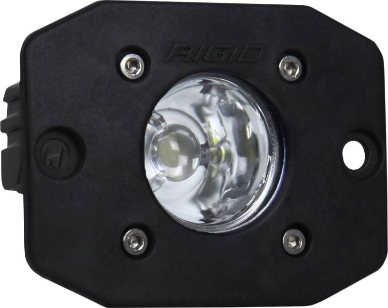 RIGID Industries - RIGID Industries RIGID Ignite LED Light, Flood Beam Pattern, Flush Mount, Black Housing, Single 20621