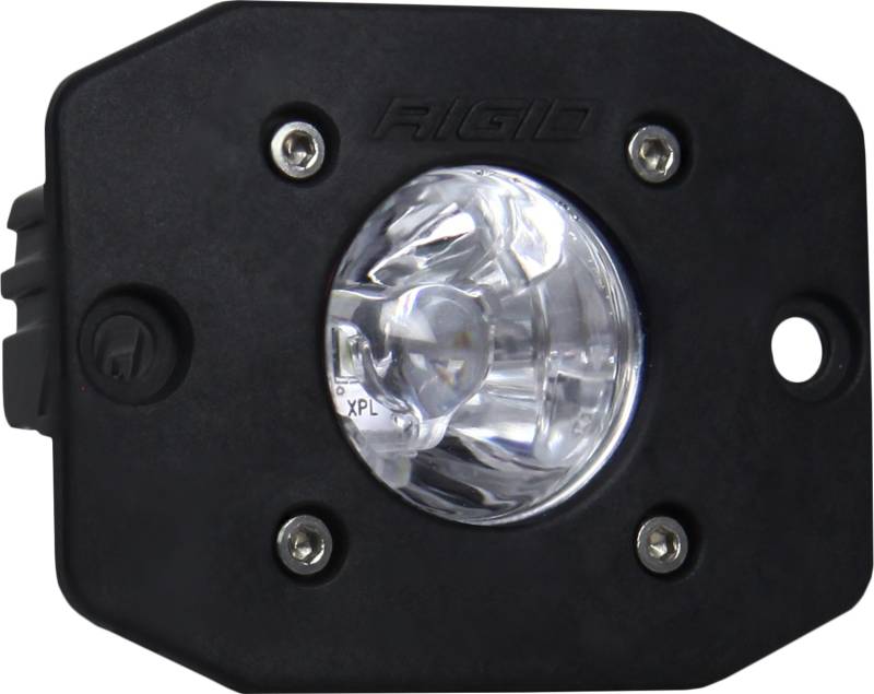 RIGID Industries - RIGID Industries RIGID Ignite LED Light, Spot Beam Pattern, Flush Mount, Black Housing, Single 20611