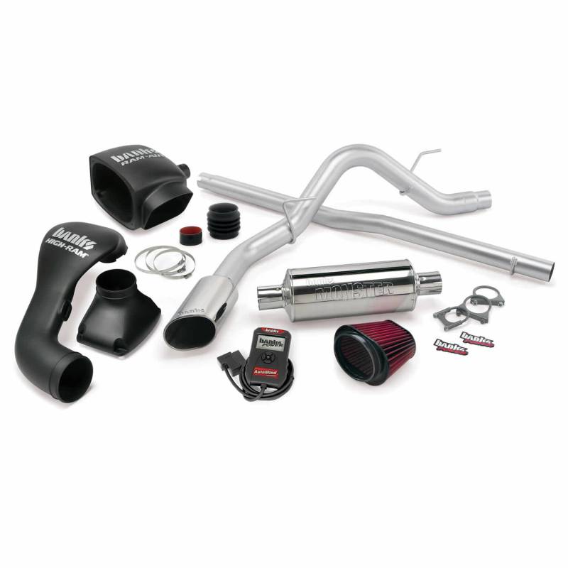 Banks Power - Stinger Bundle Power System W/Single Exit Exhaust Chrome Tip 04-08 Ford 5.4 F-150 SCLB-ECMB Banks Power