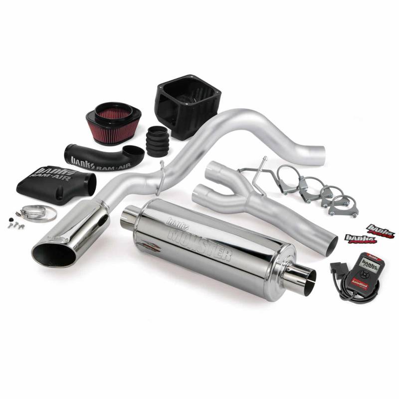 Banks Power - Stinger Bundle Power System W/Single Side Exit Exhaust Chrome Tip 10 Chevy 5.3L ECSB FFV Flex-Fuel Vehicle Banks Power