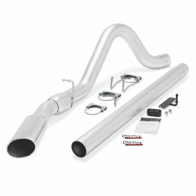 Banks Power - Monster Exhaust System Single Exit Chrome Tip 08-10 Ford 6.4L ECSB-CCSB to Banks Power