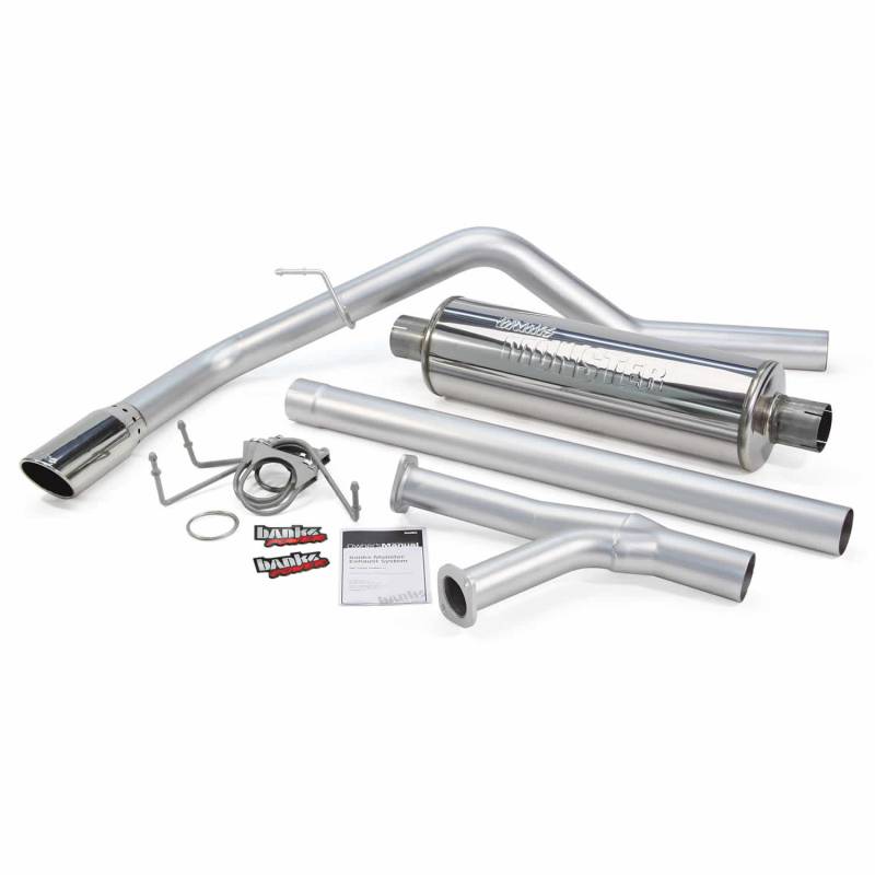 Banks Power - Monster Exhaust System Single Exit Chrome Tip 07-08 Toyota Tundra 5.7L Regular Cab Short Bed Banks Power