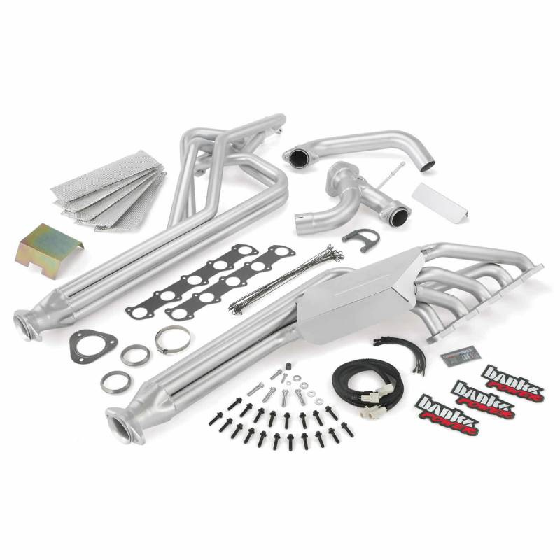 Banks Power - Torque Tube Exhaust Header System 97-03 Ford 6.8L Class-C Motorhome E-S/D Super Duty No EGR Banks Power