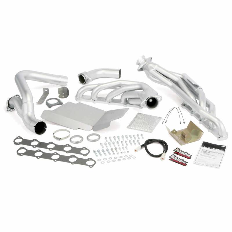 Banks Power - Torque Tube Exhaust Header System for 99-04 Ford 6.8L V-10 Truck W/EGR Late Catalytic Converter Banks Power