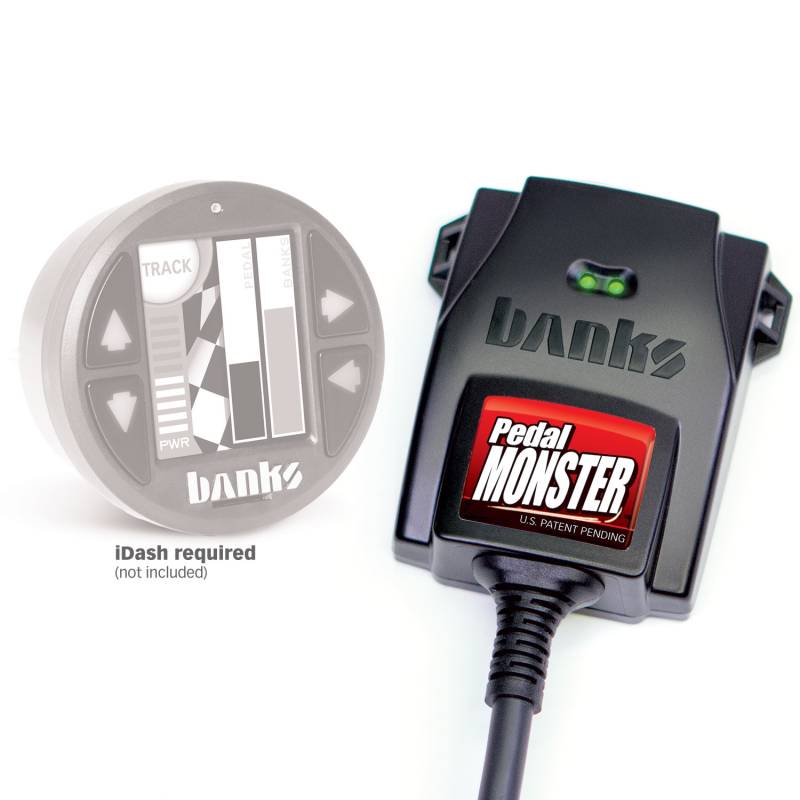 Banks Power - PedalMonster, Throttle Sensitivity Booster for use with existing iDash and/or Derringer for many Cadillac, Chevy/GMC, Chrysler, Dodge, Jeep, Nissan