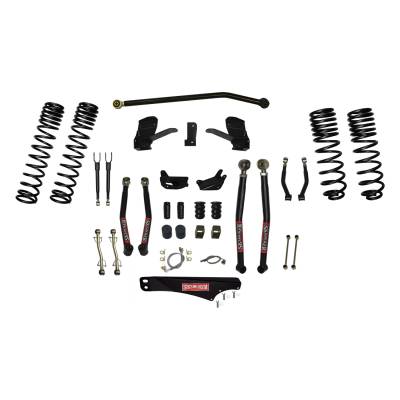 Skyjacker 7 Inch Dual Rate Long Travel Long Arm Suspension Lift Kit JK70LKLT-SX