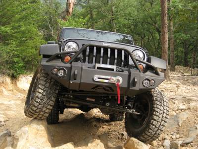 Fab Fours - Fab Fours Lifestyle Winch Front Bumper JK07-B1850-B - Image 2