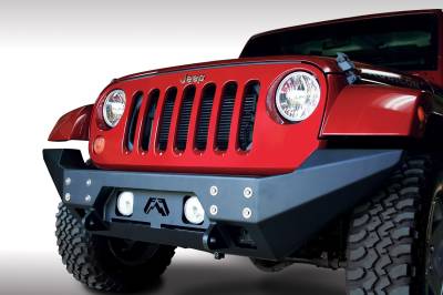 Fab Fours - Fab Fours FMJ Full Width Winch Front Bumper JK07-B1857-1 - Image 2