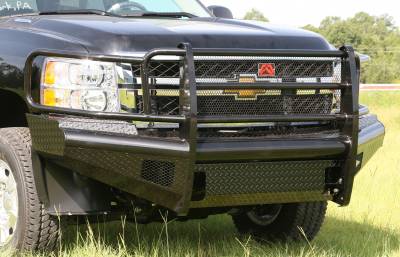 Fab Fours - Fab Fours Black Steel Front Ranch Bumper CH11-S2760-1 - Image 5