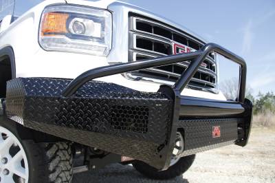 Fab Fours - Fab Fours Black Steel Front Ranch Bumper GM07-K2162-1 - Image 2