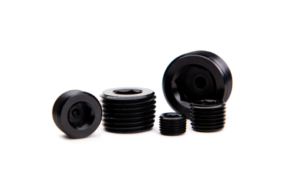 Fleece Performance - 1/2 Inch NPT Hex Socket Plug Black Fleece Performance - FPE-NPT-12 - Image 3