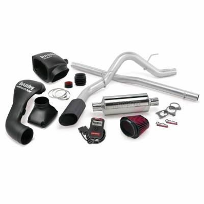 Stinger Bundle Power System W/Single Exit Exhaust Black Tip 04-08 Ford 5.4 F-150 SCLB-ECMB Banks Power