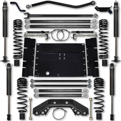 Rock Krawler LJ 3.5 Inch X Factor Stg 1 Long Arm Lift Kit w/ 2.25 RRD Shocks 04-06 Wrangler Unlimited