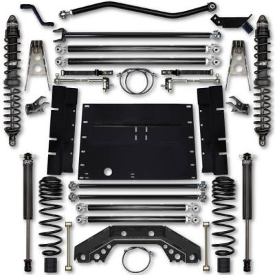 Rock Krawler TJ 3.5 Inch X Factor Long Arm Stg 1 Lift Kit w/ Coilover Shocks 97-02 Wrangler