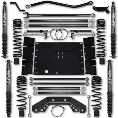 Rock Krawler TJ 3.5 Inch X Factor Long Arm Lift Kit w/ Twin Tube Shocks 97-02 Wrangler